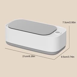 image-Mini Ultrasonic Washer with 1-Touch Working High Frequency Vibration