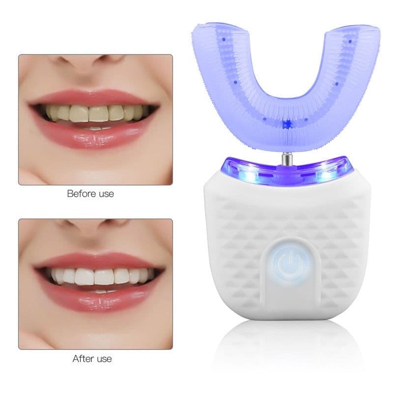 image-360 Degrees Automatic Electric Toothbrush Rechargeable Ultrasonic