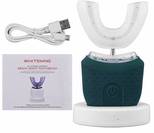 image-360 Degrees Automatic Electric Toothbrush Rechargeable Ultrasonic