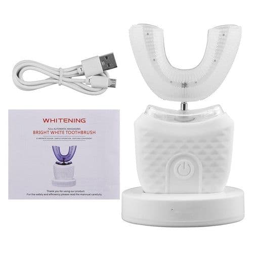 image-360 Degrees Automatic Electric Toothbrush Rechargeable Ultrasonic