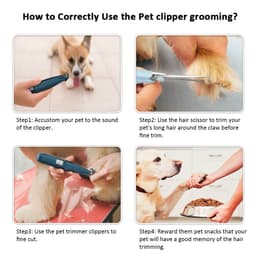 image-Professional Pet Dog Hair Trimmer Animal Grooming Clippers Cutter