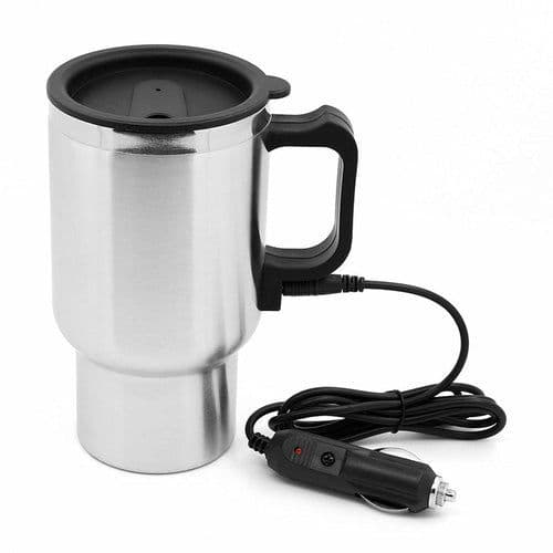 image-Stainless Steel Vehicle Heating Cup Electric Car Kettle