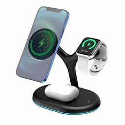 image-Three-in-one Magnetic Phone Headset Watch Wireless Charger