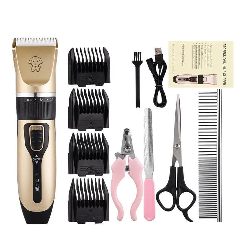image-Professional Pet Dog Hair Trimmer Animal Grooming Clippers Cat Cutter
