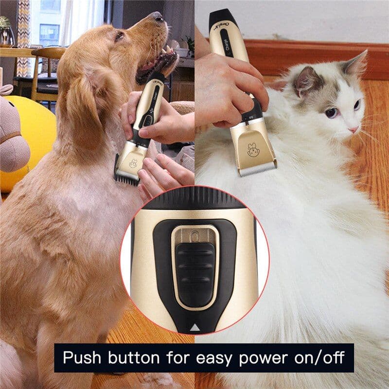 image-Professional Pet Dog Hair Trimmer Animal Grooming Clippers Cat Cutter