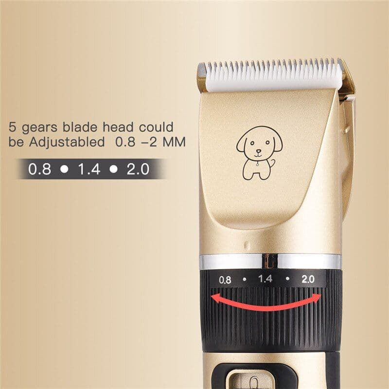 image-Professional Pet Dog Hair Trimmer Animal Grooming Clippers Cat Cutter