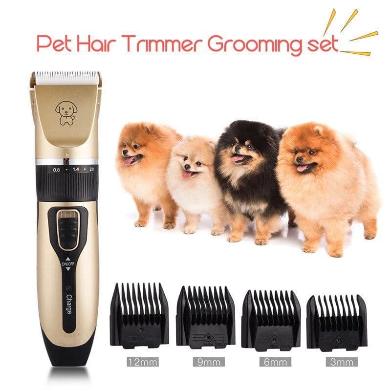 image-Professional Pet Dog Hair Trimmer Animal Grooming Clippers Cat Cutter