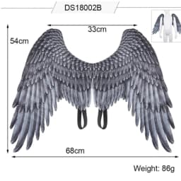 image-Halloween Angel Wings Theme Party Cosplay Wings