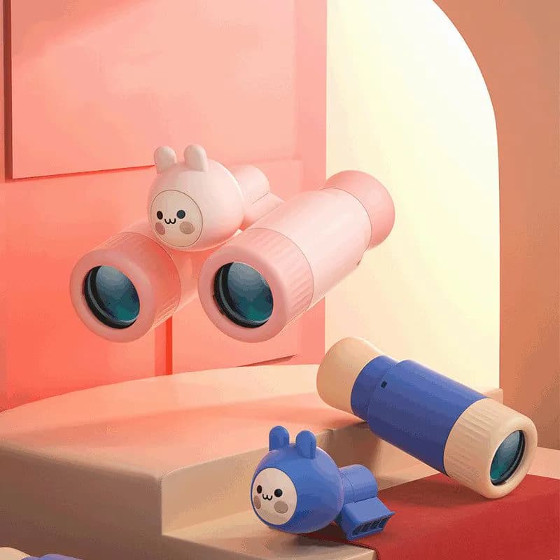image-Children Binoculars Telescope Single and Double Detachable