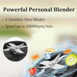 image-Portable Blender Fresh Juice Mixer Home Electric Wireless Charge Mini