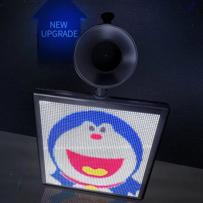 image-Full-Color Bluetooth Emoticon Car Led Display