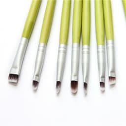 image-Green Bamboo Makeup Brushes Full Set Eco-friendly Powder Blush