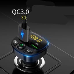 image-Car Bluetooth Receiver Car Multi-function MP3 player