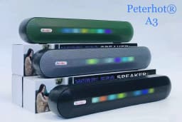 image-Bluetooth Speaker With Long LED Breathing Light