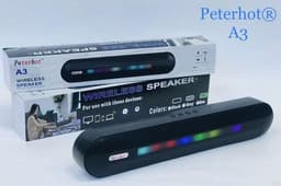image-Bluetooth Speaker With Long LED Breathing Light