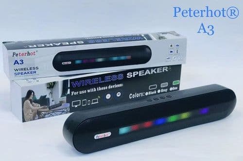 image-Bluetooth Speaker With Long LED Breathing Light