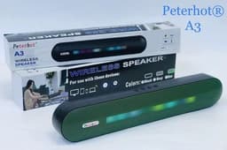 image-Bluetooth Speaker With Long LED Breathing Light