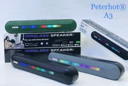 image-Bluetooth Speaker With Long LED Breathing Light