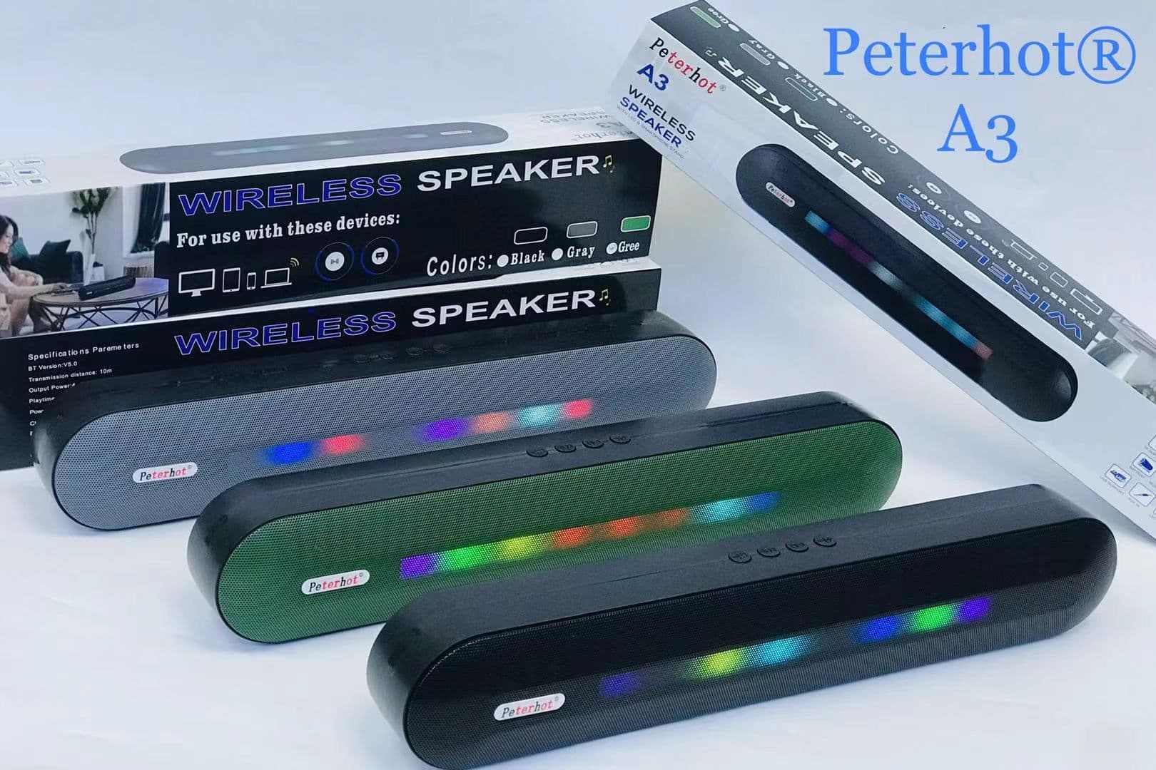image-Bluetooth Speaker With Long LED Breathing Light