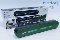 image-Bluetooth Speaker With Long LED Breathing Light