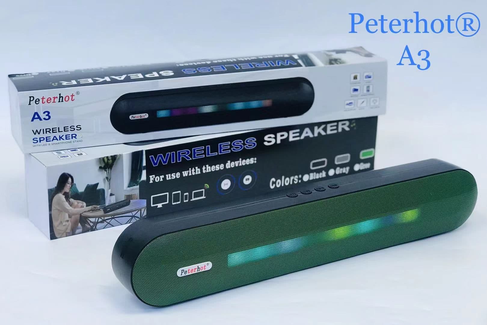 image-Bluetooth Speaker With Long LED Breathing Light