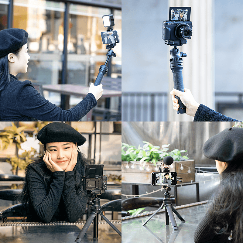 image-2-in-1 Multifunctional Phone Clip Extendable Tripod