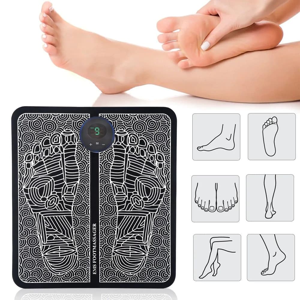 image-EMS Foot Massage Mat Physiotherapy Foot Massage Relax Body Relieve