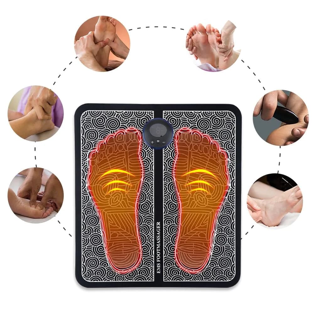 image-EMS Foot Massage Mat Physiotherapy Foot Massage Relax Body Relieve