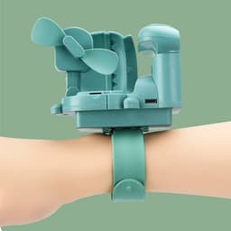 image-Portable Mini Watch Fan USB Charging Air Cooling Fan