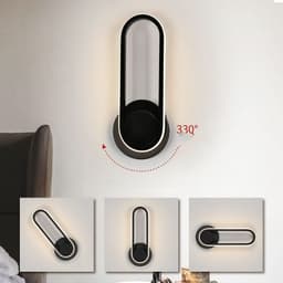image-Bedroom Wall Lamp Indoor Rotatable Acrylic Led Wall Lamp
