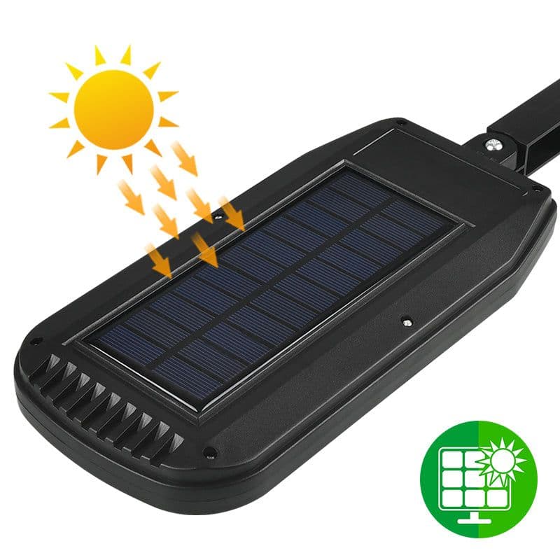 image-Outdoor Solar Street Light With Colorful Warning
