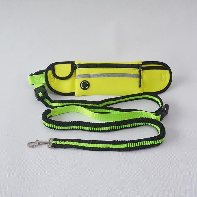 image-Pet Waist Bag Sports Traction Rope Reflective Waterproof