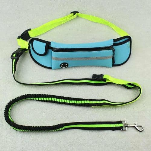 image-Pet Waist Bag Sports Traction Rope Reflective Waterproof