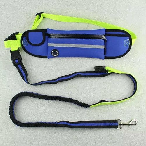 image-Pet Waist Bag Sports Traction Rope Reflective Waterproof