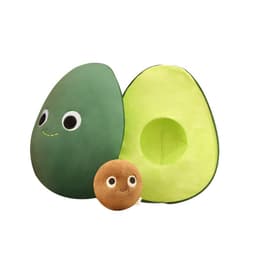 image-Cute Fruit Avocado Plush Toy Stuffed Doll Cushion