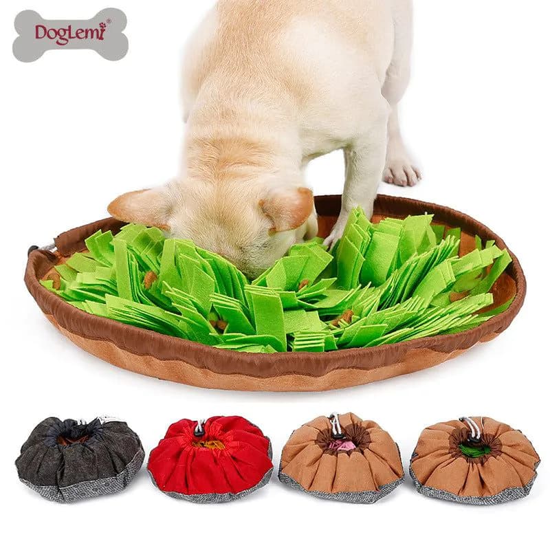 image-Pet Sniffing Mat Slow Food Puzzle Blanket