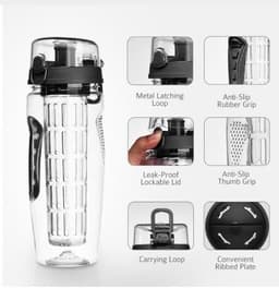 image-Free Fruit Infuser Juice Shaker Bottle Portable