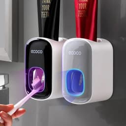 image-Wall Mounted Automatic Toothpaste Holder For Bathroom