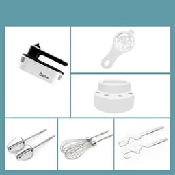 image-Handheld Electric Food Mixer Machine Wireless Portable Automatic Cake