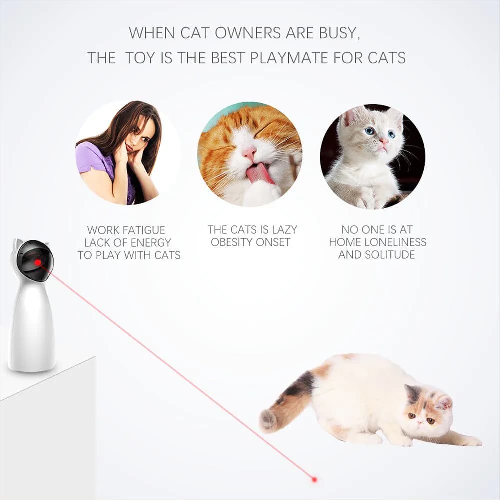 image-Creative Cat Pet LED Laser Funny Toy Smart Automatic