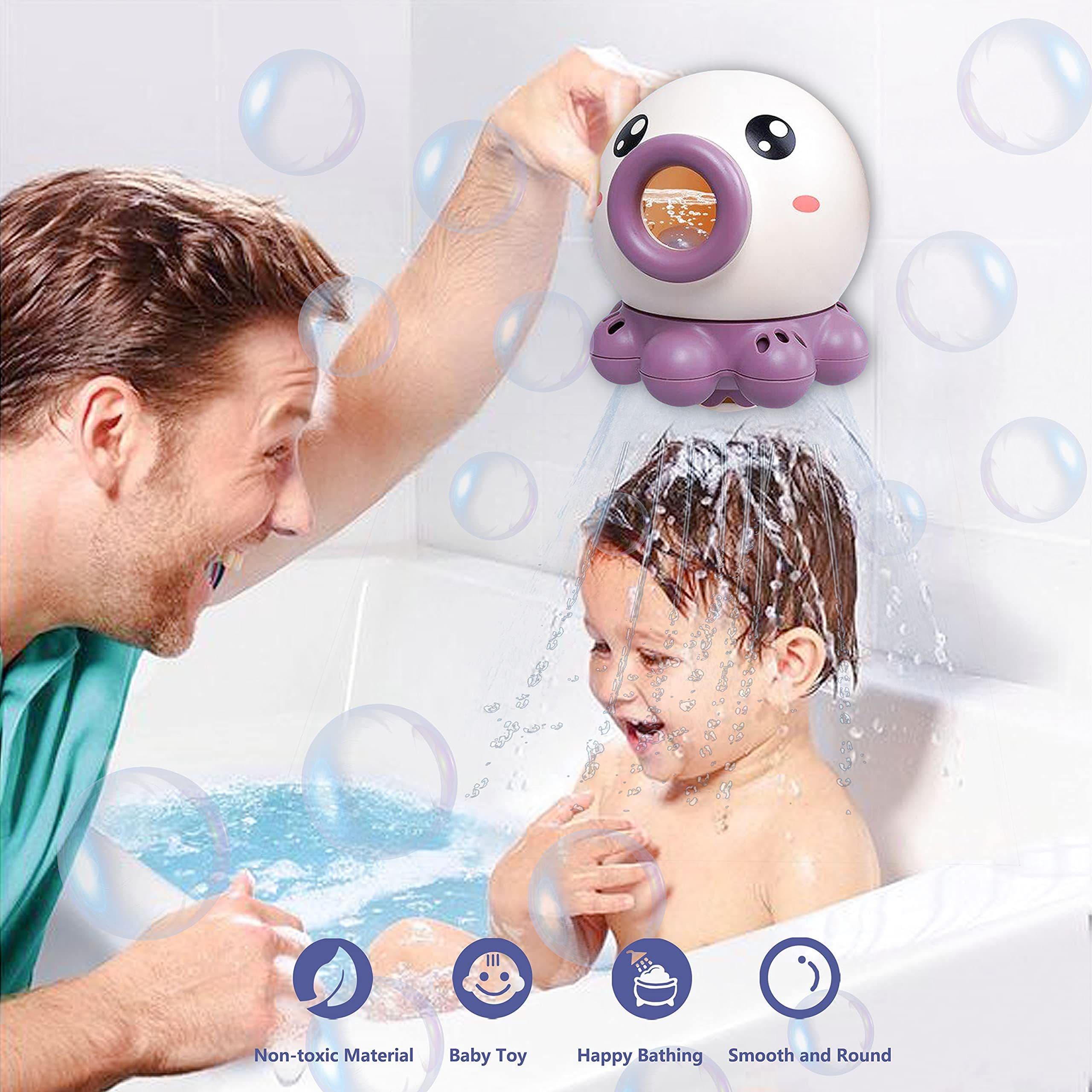 image-Octopus Fountain Bath Toy Water Jet Water Spray Toy
