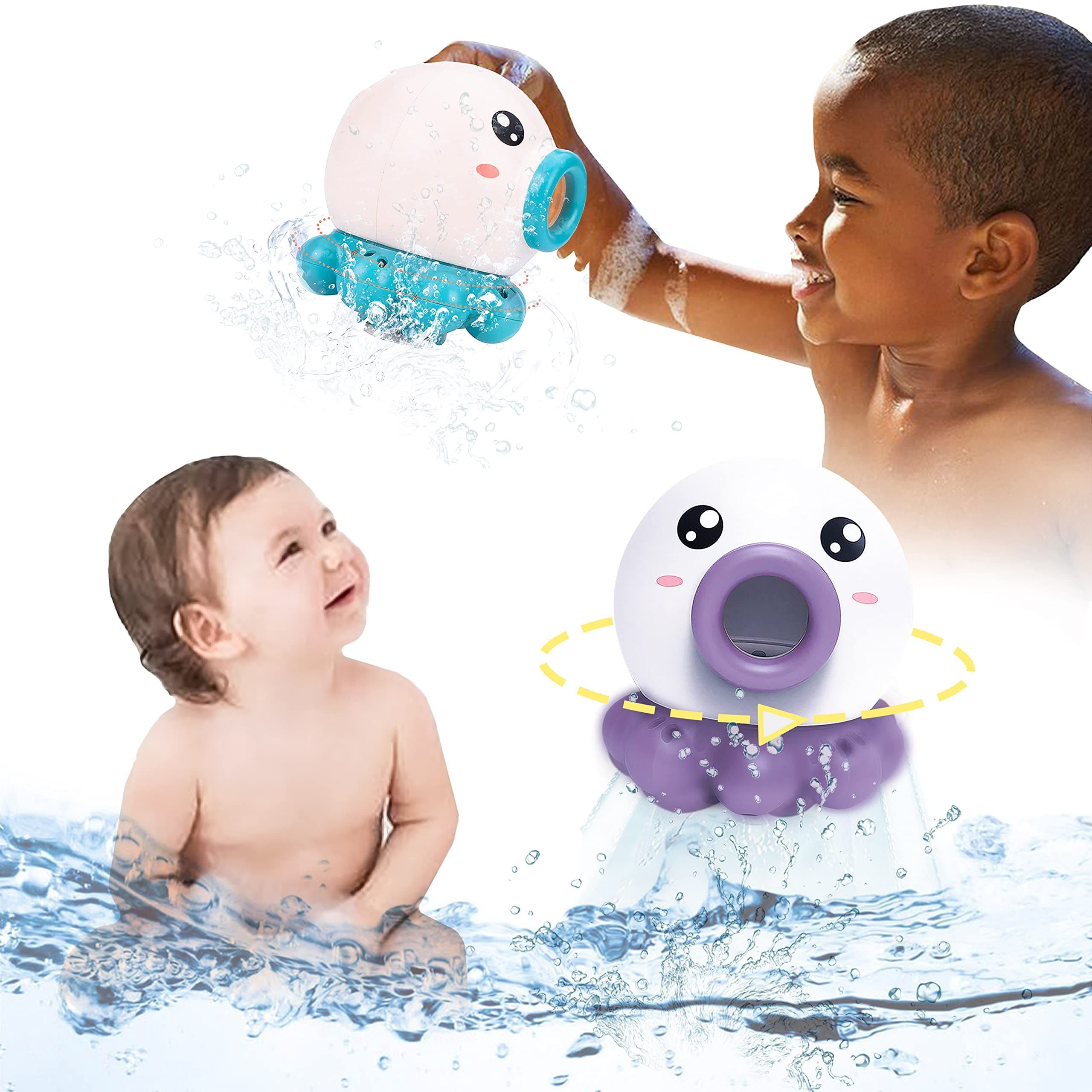 image-Octopus Fountain Bath Toy Water Jet Water Spray Toy