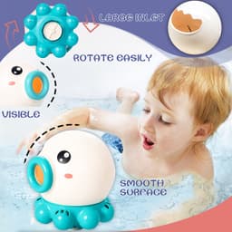 image-Octopus Fountain Bath Toy Water Jet Water Spray Toy