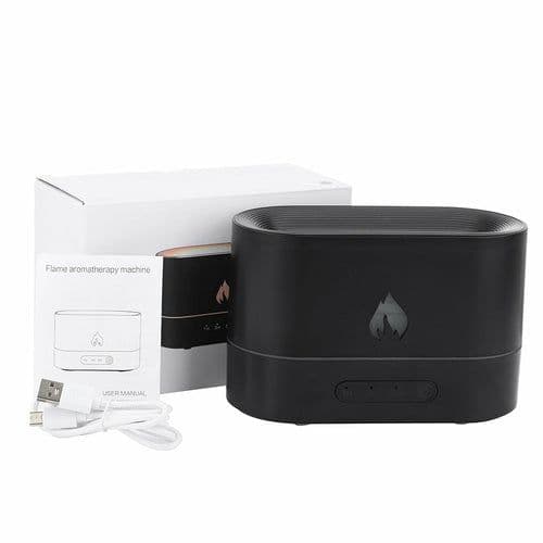 image-Double Color Flame Diffuser Essential Oils Fragrance Aroma Air