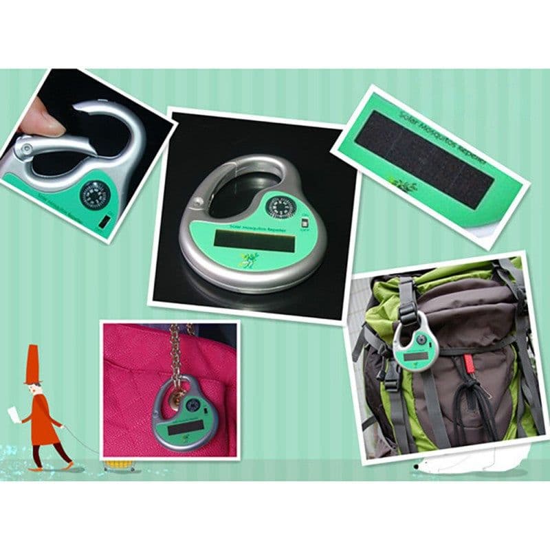 image-Portable Solar Charging Ultrasonic Mosquito Repellent