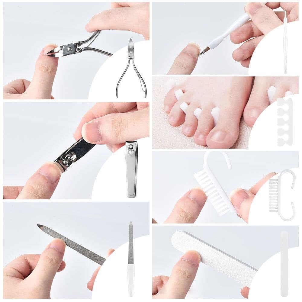 image-22 in 1 Stainless Steel Professional Pedicure Tools