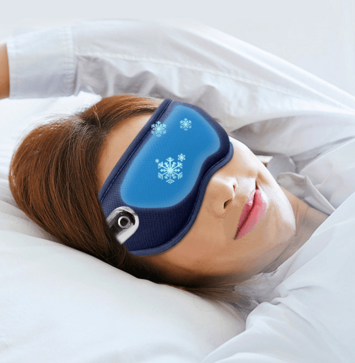 image-Cold And Hot Compress Vibrate Steam Eye Massager