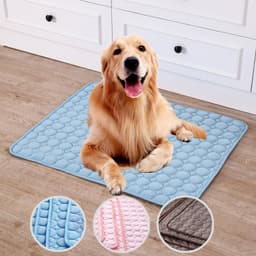 image-Pet Summer Portable Ice Silk Cooling Pad