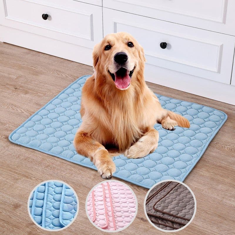 image-Pet Summer Portable Ice Silk Cooling Pad
