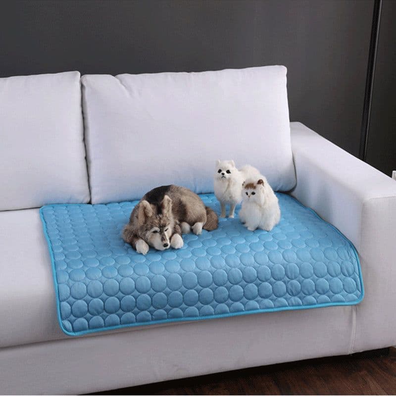 image-Pet Summer Portable Ice Silk Cooling Pad